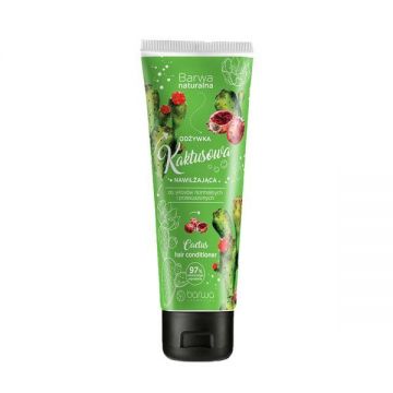 Balsam de par ultrahidratant tub cu cactus, Barwa Cosmetics, tub 200 ml