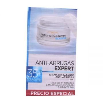 Crema Hidratanta de Zi pentru Ameliorarea Ridurilor - L'Oreal Paris Anti-Arrugas Expert Colageo Crema Hidratante Dia, 2x 50 ml