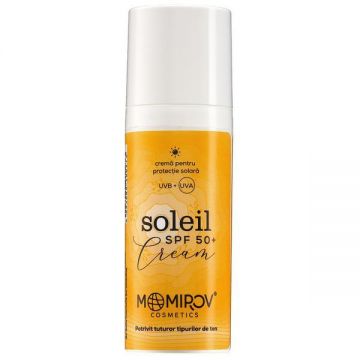 Cremă Soleil factor protecție solară SPF 50+, Momirov Cosmetics, 50ml