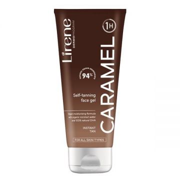 Gel facial autobronzant Lirene Caramel, 75ml