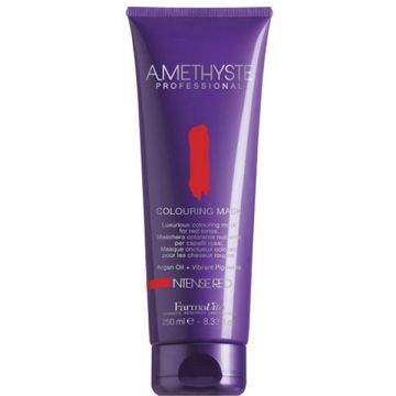 Masca de Par Coloranta - FarmaVita Amethyste Professional Colouring Mask, nuanta Intense Red, 250 ml