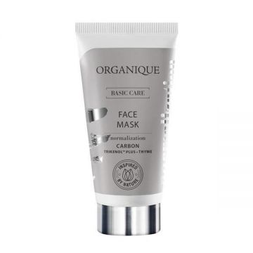 Masca faciala normalizarea tenului cu carbune activ, Organique, 50 ml