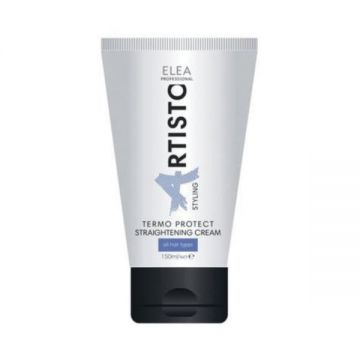 Crema protectie termica pentru indreptarea parului Elea Professional Artisto, 150 ml