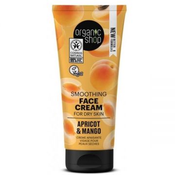 Crema Calmanta pentru Tenul Uscat cu Caise si Mango Organic Shop, 50ml