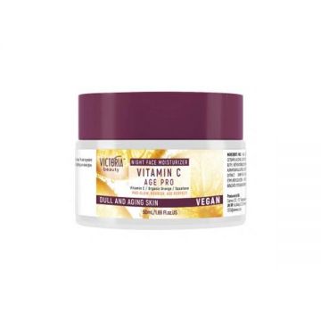 Crema Faciala de Noapte cu Vitamina C si SPF10 Camco, 50 ml