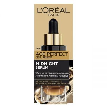 Ser Facial Regenerant de Noapte - L'Oreal Paris Age Perfect Renacimiento Celular Midnight Serum, 30 ml