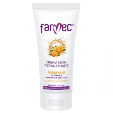 Crema de Maini Reparatoare cu Galbenele Farmec, 100ml