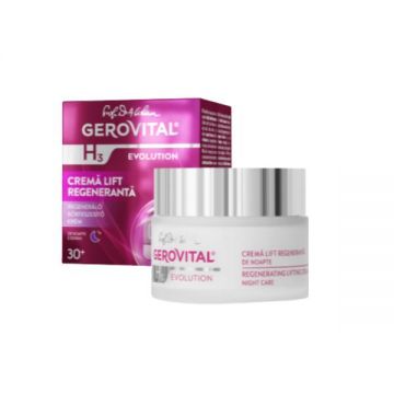 Crema Lift Regeneranta de Noapte Georvital H3 Evolution, 50ml