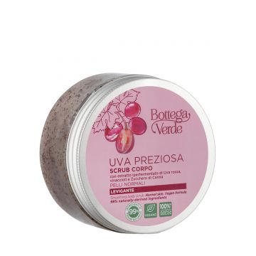 Scrub de corp, pentru piele normala, cu extract hiperfermentat de struguri rosii