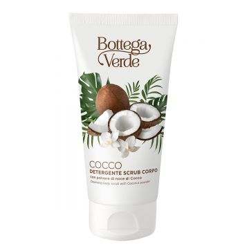 Scrub pentru corp, cu pudra de nuca de cocos