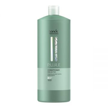 Balsam Natural cu Unt de Shea - Londa Professional PURE Conditioner Shea Butter, 1000 ml