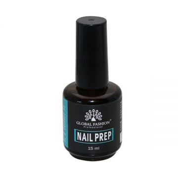 Degresant Nail Prep pentru unghii, Global Fashion, 15 ml, transparent