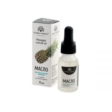 Ulei pentru cuticula cu pipeta, Ananas, 15 ml