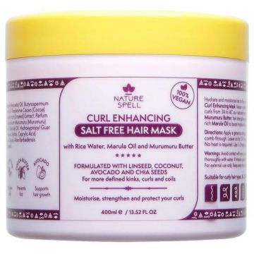 Masca pentru Definire & Ingrijire a Parului Cret - Nature Spell Curl Enhancing Mask, 400ml