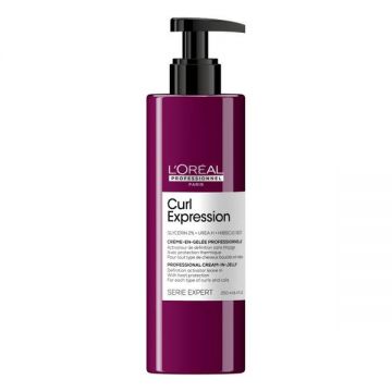 Crema-gel Leave-in pentru Par Ondulat L'Oreal Professionnel Paris Curl Expression Professional Cream-in-Jelly, 250 ml