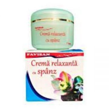 Crema Relaxanta cu Spanz Favisan, 50ml