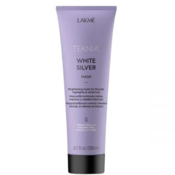 Masca coloranta pentru par blond, Lakme Teknia, White Silver Treatment, 300ml