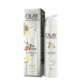 Crema de zi SPF15 Olay Total Effects 7in One Lightweight Nourishment, 50 ml