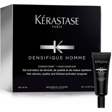 Fiole Tratament pentru Par mai Dens pentru Barbati - Kerastase Cure Densifique Homme, 30 x 6 ml