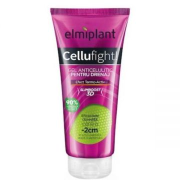 Gel anticelulitic pentru drenaj Elmiplant Cellufight, 200 ml