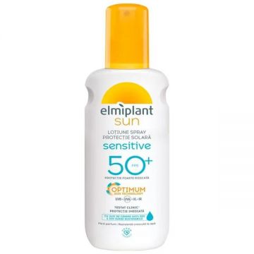 Lotiune Spray Protectie Solara cu Ulei de Canepa - Elmiplant Sun Sensitive FPS 50+, 200 ml