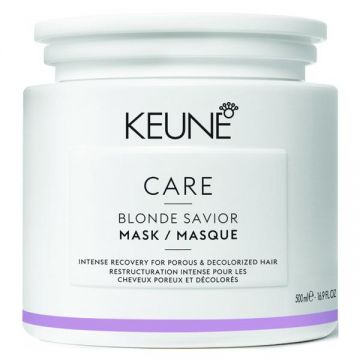 Masca Reparatoare pentru Par Blond Keune - Care Blonde Savior Mask, 500 ml