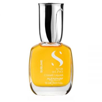 Ser de Stralucire cu Microcristale - Alfaparf Milano Semi Di Lino Sublime Cristalli Liquidi The Original, 15ml