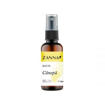 Ulei de Canepa 100% Natural Zanna, 50 ml