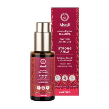 Ulei Tratament cu Amla Impotriva Caderii Parului - Khadi Ayurvedic Hair Oil Strong Amla, 50 ml