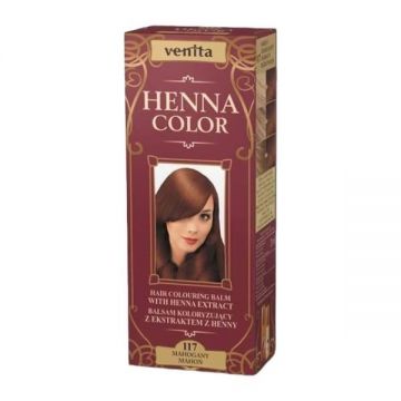 Balsam Colorant cu Extract de Henna Color Venita, Henna Sonia, Nr. 117 Mahon, 75 ml