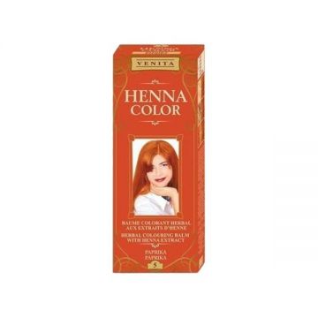 Balsam Colorant cu Extract de Henna Color Venita, Henna Sonia, Nr. 5 Paprika, 75 ml