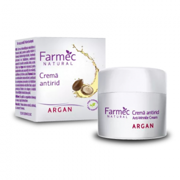 Crema Antirid Farmec cu Argan, 50 ml