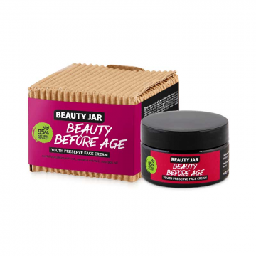 Crema antirid pentru fata cu extract de centella asiatica, Beauty Before Age, Beauty Jar, 60 ml