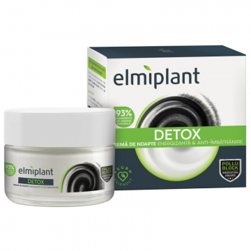 Crema de Noapte pentru Fata Elmiplant Detox, 50 ml