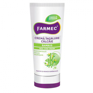 Crema Farmec pentru Ingrijirea Calcaielor cu Bambus, 100 ml