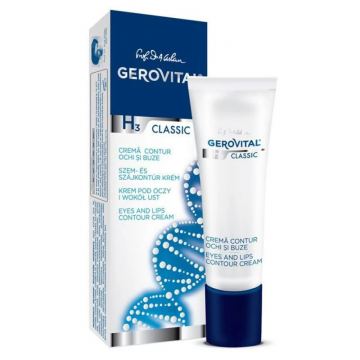 Crema Gerovital H3 Classic Contur Ochi si Buze, 15 ml