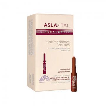 Fiole Regenerare Celulara Aslavital, 7 Buc/Pachet x 2 ml