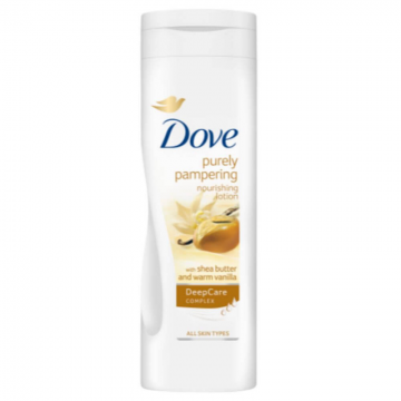 Lotiune Corp DOVE Indulgent, 400 ml, cu Extract de Unt de Shea si Vanilie