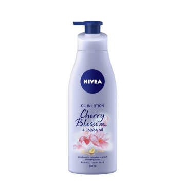 Lotiune Corp NIVEA Cherry Blossom, 200 ml, Extract de Flori de Cires, cu Pompita