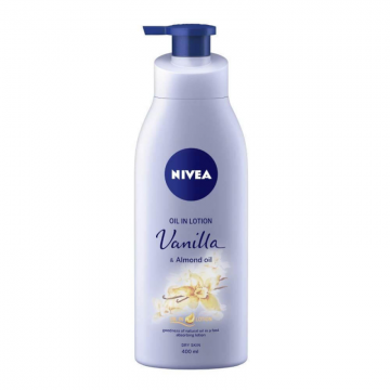 Lotiune Corp NIVEA Vanilla, 200 ml, Extract Vanilie, cu Pompita