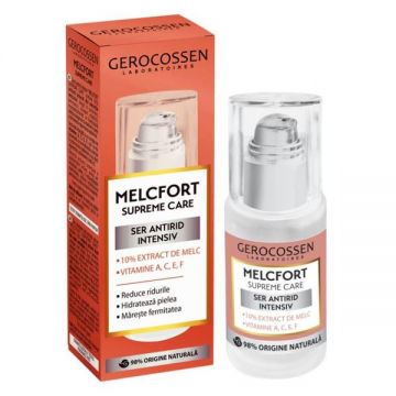 Ser Antirid Intensiv Melcfort Supreme Care, Gerocossen Laboratoires, 30 ml