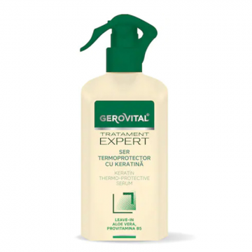 Ser Gerovital Tratament Expert Termoprotector cu Keratina, 150 ml