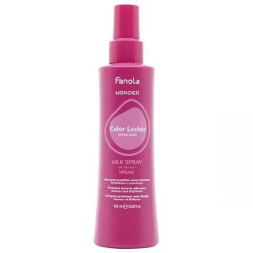 Spray Leave-In de Ingrijire a Parului Vopsit - Fanola Wonder Color Locker Extra Care Milk Spray, 195 ml