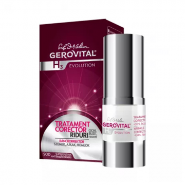 Tratament Gerovital H3 Evolution Corector pentru Riduri, 15 ml