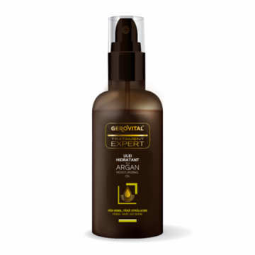 Ulei Gerovital Tratament Expert Hidratant pentru Par cu Argan, 100 ml