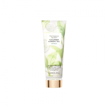 Crema de corp hidratanta, Victoria's Secret, Cucumber & Green Tea Refresh, Shea Butter & Coconut Oil, 236 ml