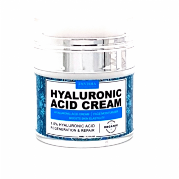 Crema faciala cu Acid Hialuronic 1.5%, Efect reparator, 100% Organic, Enivsha Sevich, 50ml