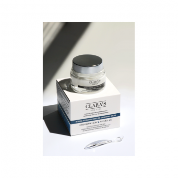 Crema pentru hidratare intensiva Clara's New York, cu Acid Hyaluronic, 93% ingrediente naturale, 50 ml