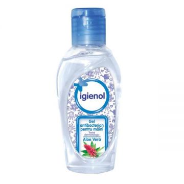 Gel Antibacterian pentru Maini Igienol cu Aloe Vera - Interstar, 60 ml