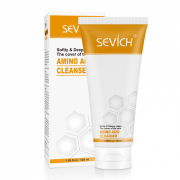 Gel de curatare a fetei, Cleanser cu Aminoacizi, Sevich, 100ml